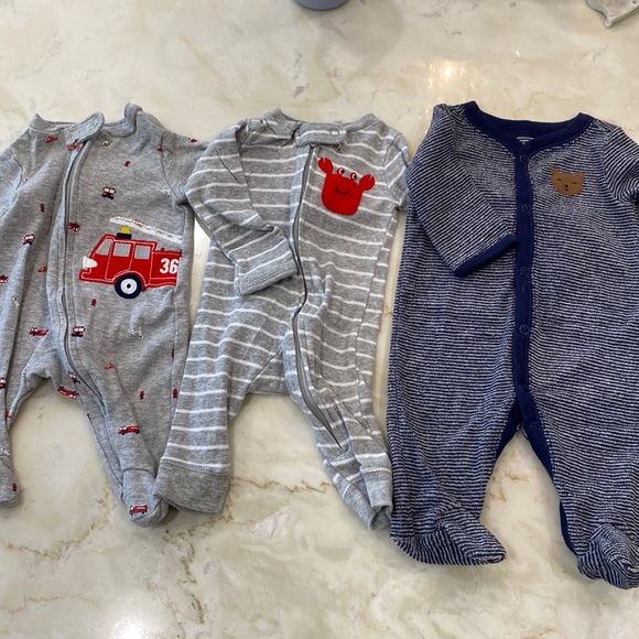 Other - Set of 3 footed pajamas